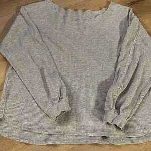 Zara girls grey Long Sleeve Top 🩶